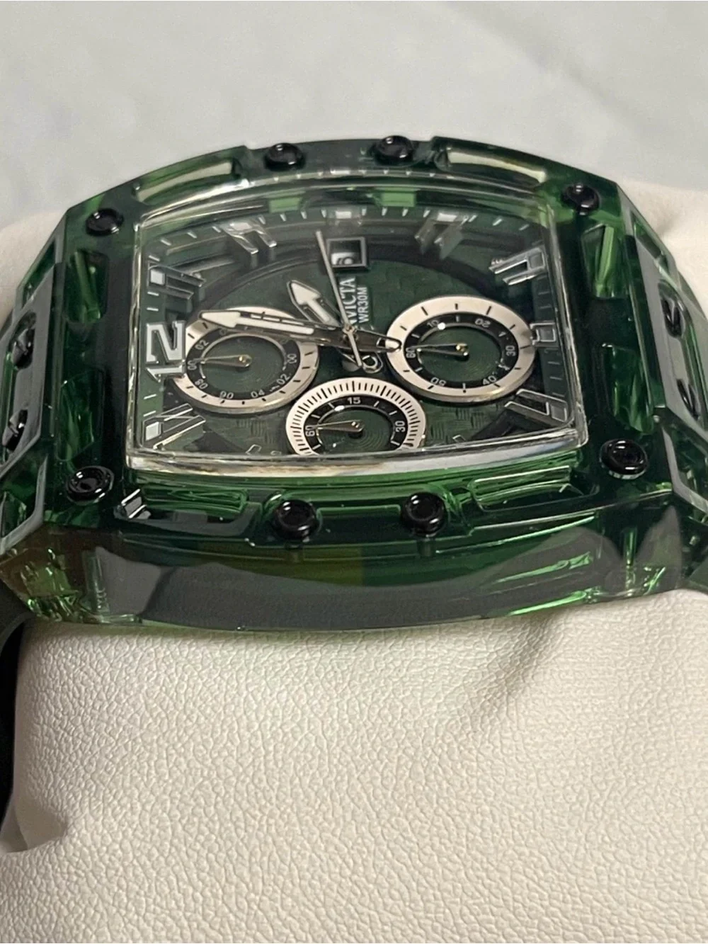 Invicta S1 Rally Men's Watch - 42mm, Green & Silver new
